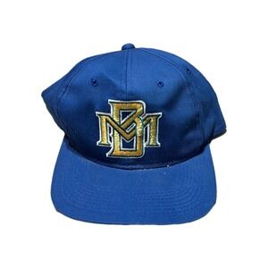 Vintage Milwaukee Brewers Snapback Hat Cap Blue MLB Baseball Retro 90s‎